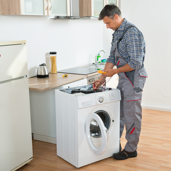 can you walk me through the steps of troubleshooting my washer issue in Camden Maine